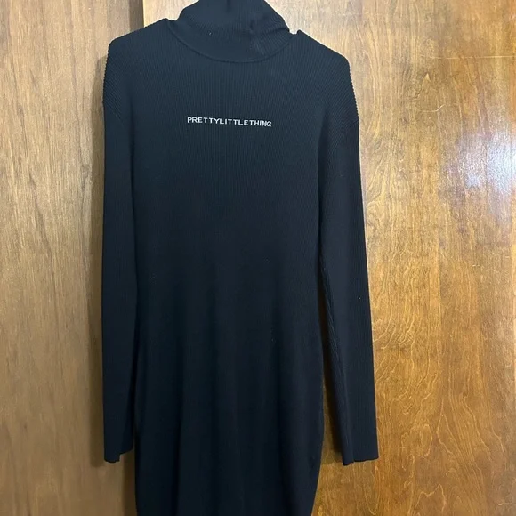 Black sweater dress - Picture 3 of 3